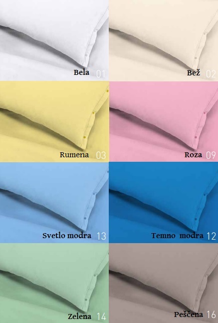 barvna paleta - 100% topli bombaž flanela